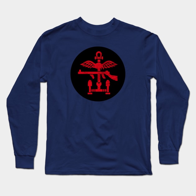 WW2 British Commando Patch (distressed) Long Sleeve T-Shirt by Firemission45